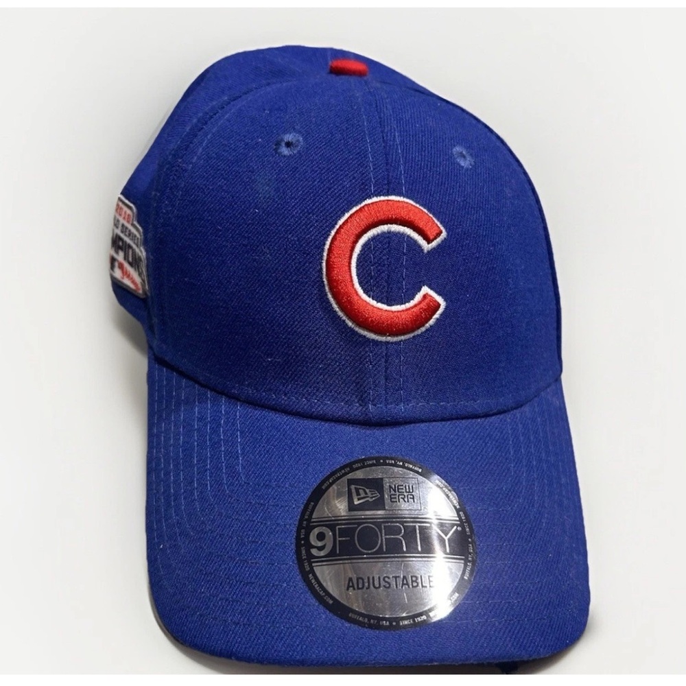 Chicago Cubs New Era Blue Adjustable Cap